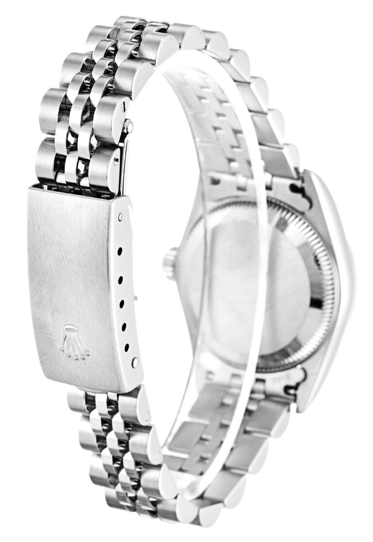 Replica Rolex Oyster Perpetual Lady Salmon Dial 76094 Angle Detail