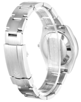 Replica Rolex Oyster Perpetual Lady Black Dial 177234 Angle Detail