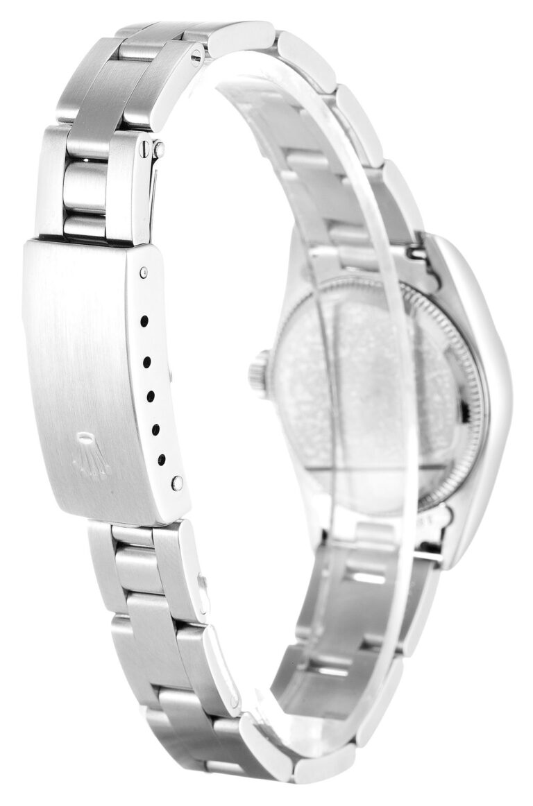 Replica Rolex Oyster Perpetual Lady Black Dial 67180 Angle Detail