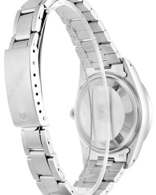Replica Rolex Oyster Perpetual Date Silver Dial 15210 Angle Detail