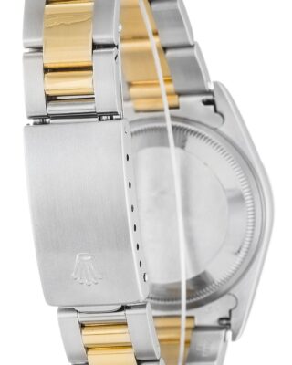 Replica Rolex Oyster Perpetual Date Champagne Dial 15223 Angle Detail