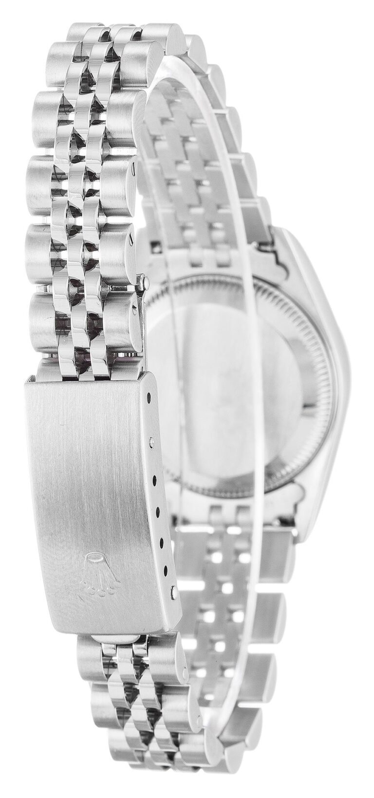 Replica Rolex Oyster Perpetual Lady Silver Dial 76094 Angle Detail