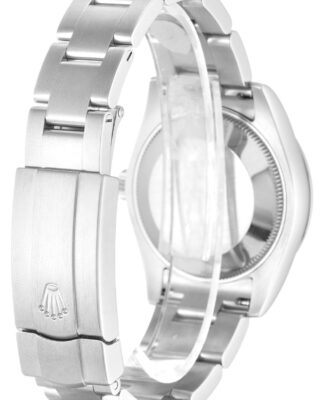 Replica Rolex Oyster Perpetual Lady Black Dial 177200 Angle Detail