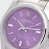 Rolex Oyster Perpetual Lady 31mm Purple Dial 177200 3