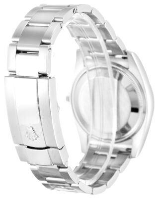 Replica Rolex Oyster Perpetual Date White Dial 115234 Angle Detail