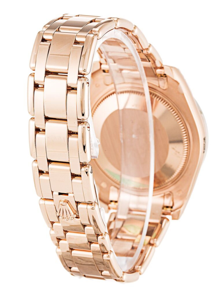 Replica Rolex Pearlmaster Mother of Pearl Dial 81285 Close-Up Focus