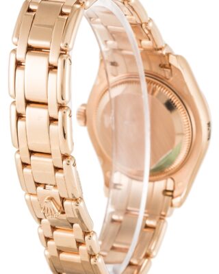 Replica Rolex Pearlmaster Rose Dial 80315 Angle Detail