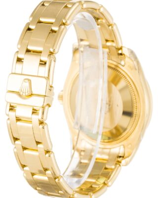 Replica Rolex Pearlmaster Silver Dial 81208 Angle Detail