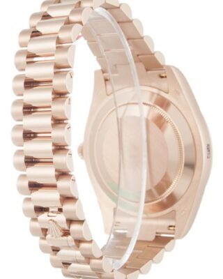 Replica Rolex Day-Date II Ivory Dial 218235 Angle Detail