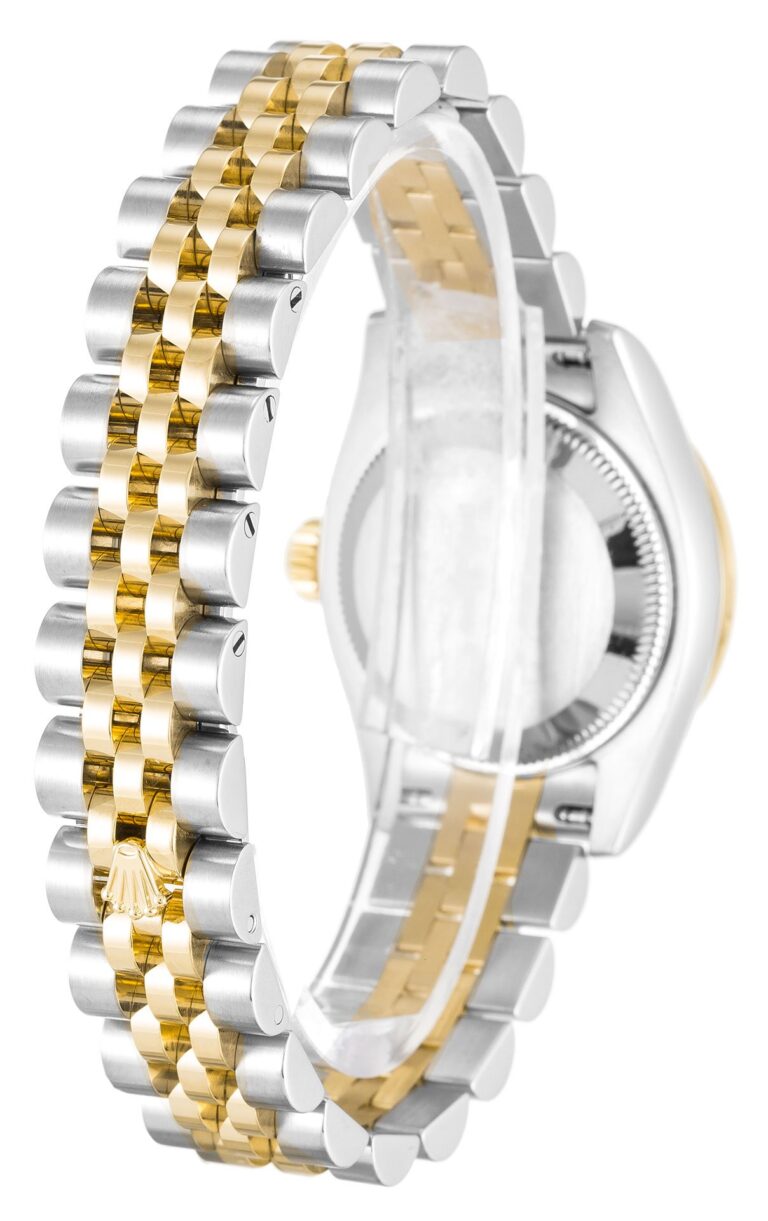 Replica Rolex Lady-Datejust Champagne Dial 179313-2 Angle Detail