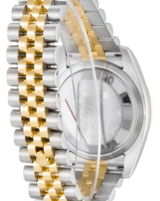 Replica Rolex Datejust Turn-O-Graph Grey Dial 116263 Angle Detail