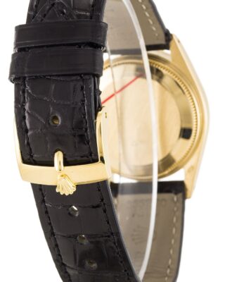 Replica Rolex Datejust Mid-Size Black Dial 6827 Angle Detail