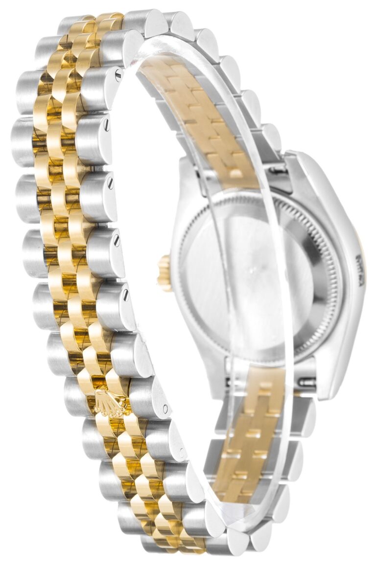 Replica Rolex Lady-Datejust Silver Dial 179173-2 Perspective View