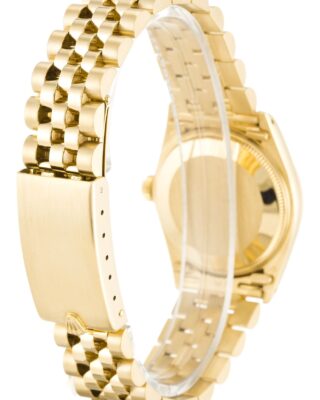 Replica Rolex Datejust Mid-Size Champagne Dial 6827 Angle Detail