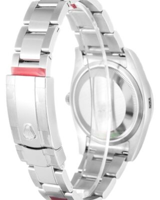 Replica Rolex Datejust Mother of Pearl - Black Dial 116244 Angle Detail