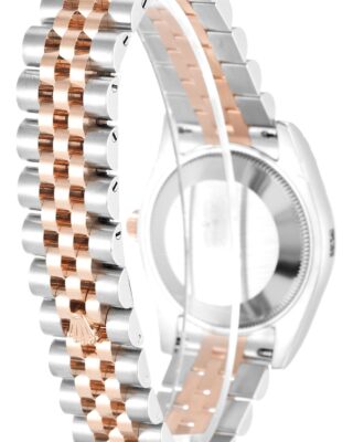 Replica Rolex Datejust Mid-Size Pink Dial 178271 Angle Detail