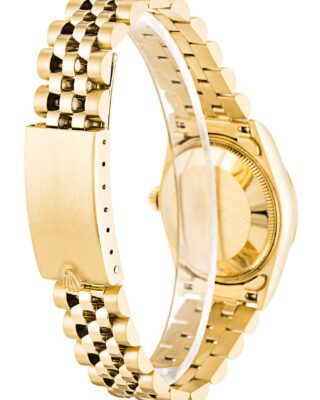 Replica Rolex Datejust Mid-Size Champagne Dial 68278 Angle Detail