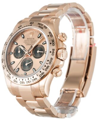 Replica Rolex Daytona Rose Dial 116505 Perspective View