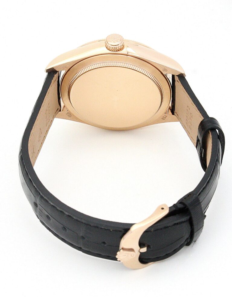 Replica Rolex Cellini Black Dial 5310-2 Close-Up Focus
