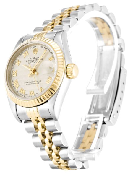 Rolex Lady-Datejust 26mm Ivory Pyramid Dial 69173 2