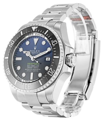 Replica Rolex Deepsea D-Blue Dial 116660 Perspective View