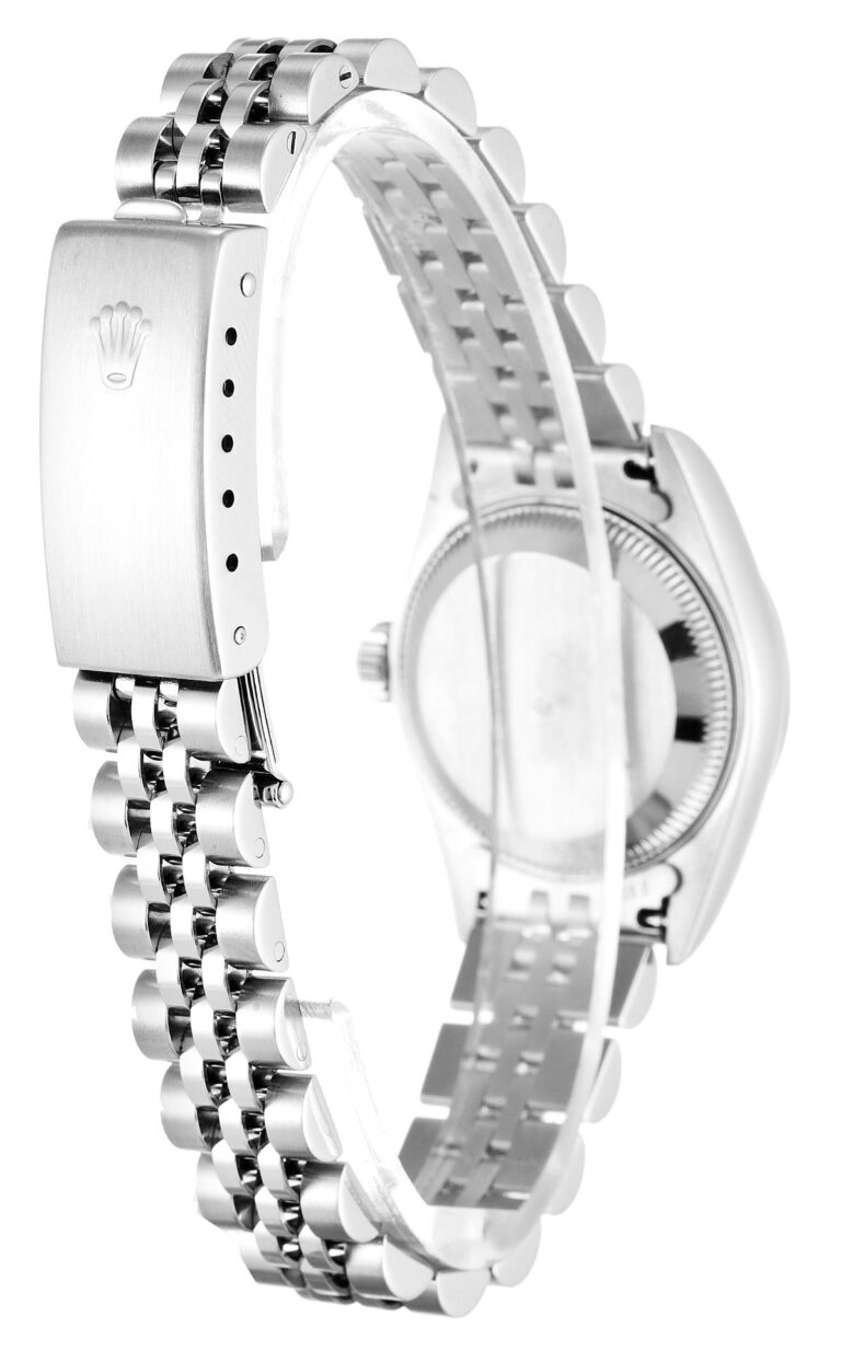 Replica Rolex Lady-Datejust Mother of Pearl - Black Dial 79174 Angle Detail