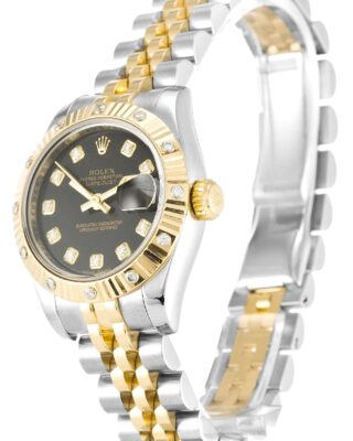 Rolex Lady-Datejust 26mm Champagne Dial 179313-3 2