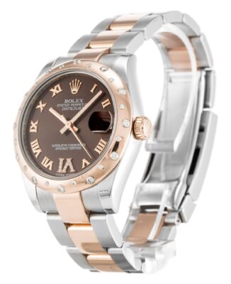 Replica Rolex Lady-Datejust Chocolate Dial 178341 Perspective View