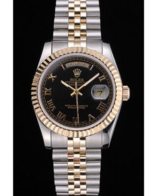 Superclone Rolex Day-Date 36mm Black Dial SRL78 2