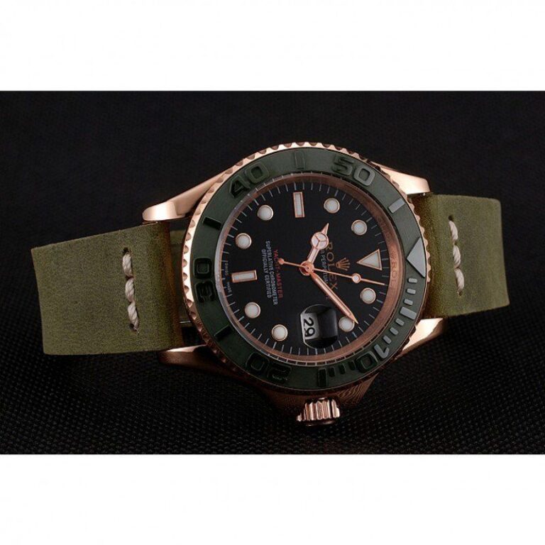 Replica Rolex Yacht-Master Black Dial 1453862 Angle Detail