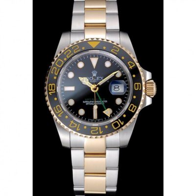 Superclone Rolex GMT-Master II Black Dial 80295 Perspective View