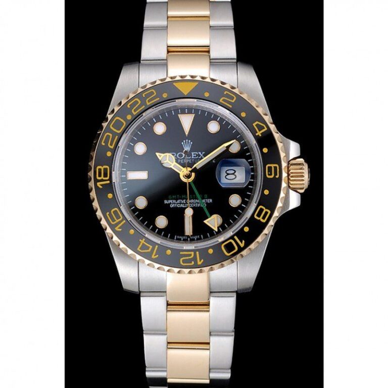 Superclone Rolex GMT-Master II Black Dial 80295 Perspective View