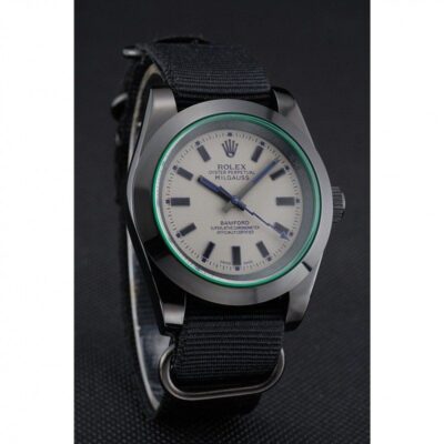 Superclone Rolex Milgauss White Dial 622000 Angle Detail