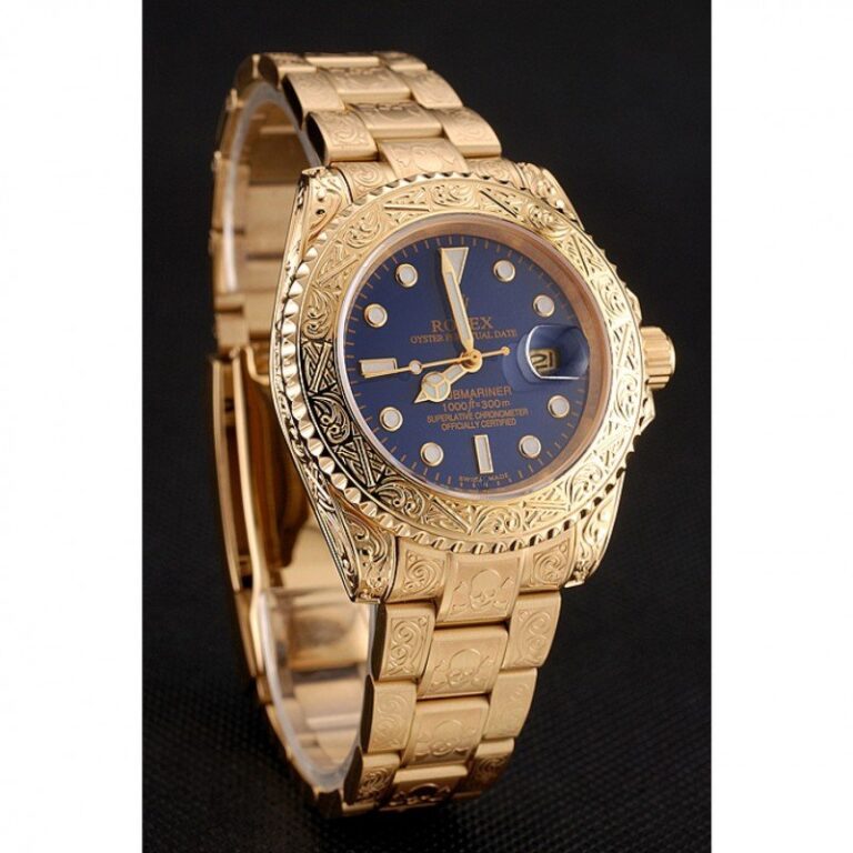 Superclone Rolex Submariner Blue Dial 1454089 Angle Detail