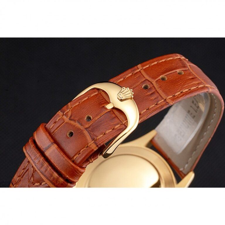 Superclone Rolex Cellini Gold Dial REP016797 Profile Shot