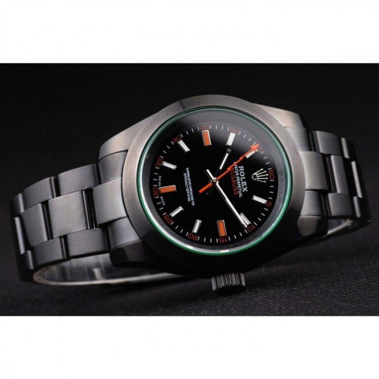 Replica Rolex Milgauss Black Dial PRL05090290 Close-Up Focus