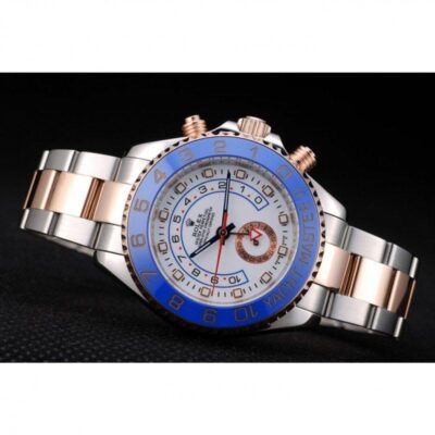 Replica Rolex Yacht-Master White Dial REP016833 Close-Up Focus