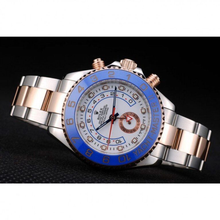 Replica Rolex Yacht-Master White Dial REP016833 Close-Up Focus