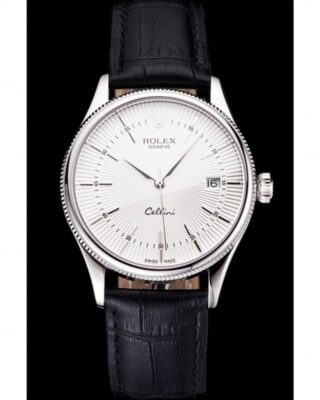 Superclone Rolex Cellini 38mm White Dial REP016802 2