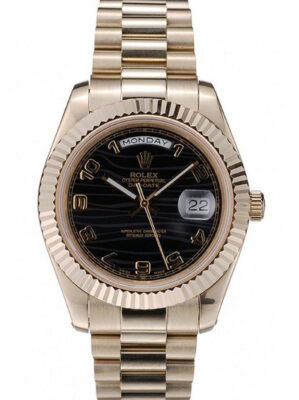 Superclone Rolex Day-Date Black Dial 41998