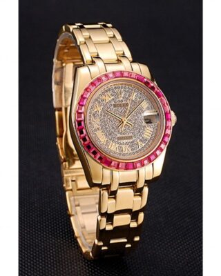 Replica Rolex Datejust Diamond Dial 622835 Angle Detail