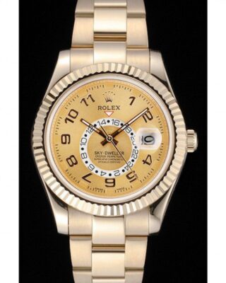 Rolex Sky-Dweller 41mm Gold Dial 80243 2