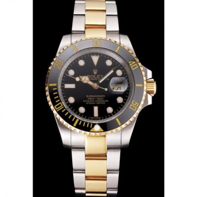Superclone Rolex Submariner Black Dial PR16233BG Perspective View