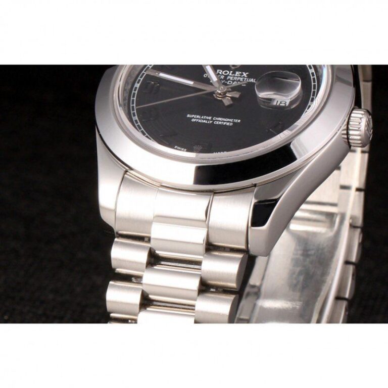 Superclone Rolex Day-Date Black Dial 80294 Feature Highlight