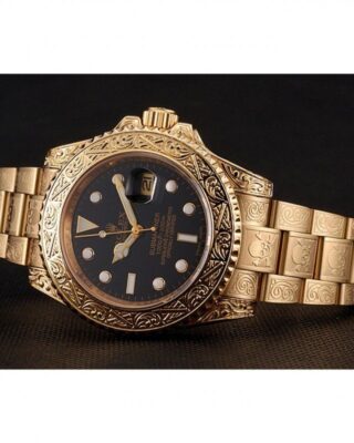 Replica Rolex Submariner Black Dial 1454071 Close-Up Focus