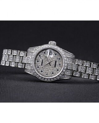 Superclone Rolex Datejust Silver Dial 622022 Profile Shot