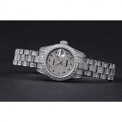 Superclone Rolex Datejust Silver Dial 622022 Profile Shot