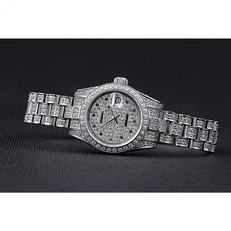 Superclone Rolex Datejust Silver Dial 622022 Profile Shot