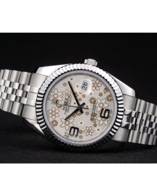 Replica Rolex Datejust Silver Dial 41983 Design Element