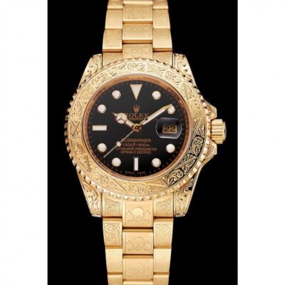 Replica Rolex Submariner Black Dial 1454071 Perspective View